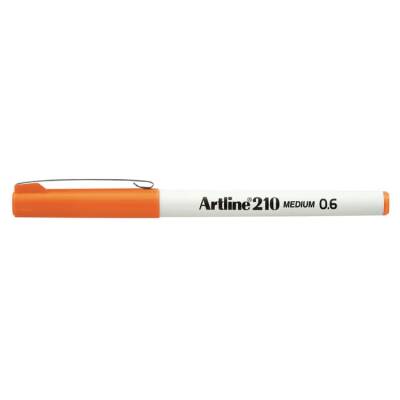 Artline 210N Keçe Uçlu Yazı Kalemi 0,6mm Turuncu - 1