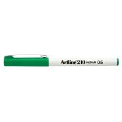Artline 210N Keçe Uçlu Yazı Kalemi 0,6mm Yeşil - 1