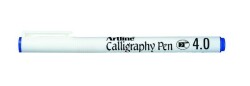 Artline Calligraphy Pen Kaligrafi Kalemi 4.0 mm Mavi - 1