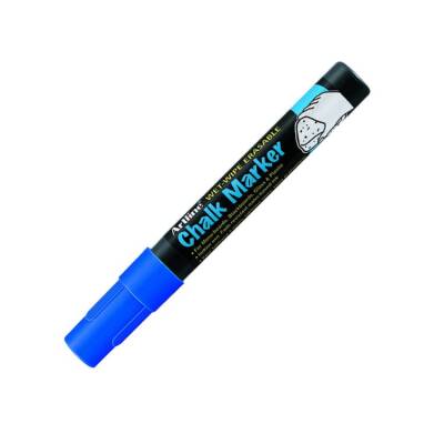 Artline Chalk Marker Tebeşir Markörü Mavi - 1