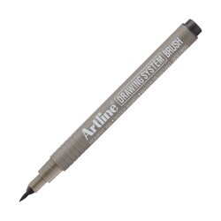 Artline Drawing System Brush Çizim Kalemi Fırça Uç Siyah - 1