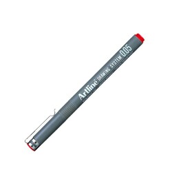 Artline Drawing System Teknik Çizim Kalemi 0.05 mm Kırmızı - 1