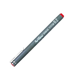 Artline Drawing System Teknik Çizim Kalemi 0.2 mm Kırmızı - 1