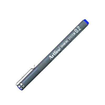 Artline Drawing System Teknik Çizim Kalemi 0.2 mm Mavi - 1