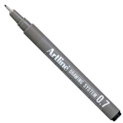 Artline Drawing System Teknik Çizim Kalemi 0.7 mm Siyah - 1