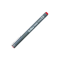 Artline Drawing System Teknik Çizim Kalemi 0.8 mm Kırmızı - 1