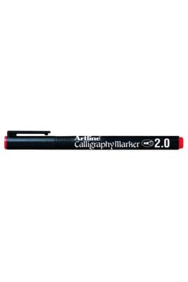 Artline Permanent Kaligrafi Kalemi 2.0 mm Kırmızı - 1
