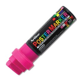 Artline Poster Marker 30 mm Fosforlu Pembe - 1