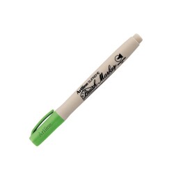 Artline Supreme Brush Marker Esnek Fırça Uçlu Kalem Fosforlu Yeşil - 1