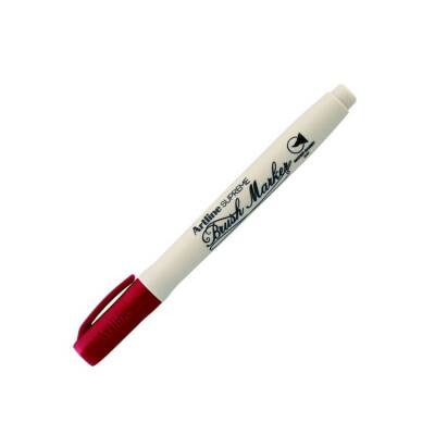 Artline Supreme Brush Marker Esnek Fırça Uçlu Kalem Koyu Kırmızı - 1