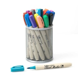 Artline Supreme Brush Marker Fırça Uçlu Kalem 20 Renk Kalemlik Hediyeli Set - 1