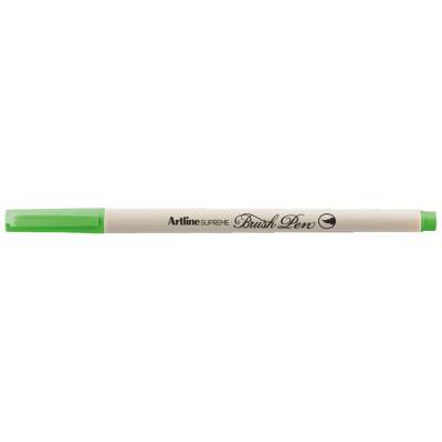 Artline Supreme Brush Uçlu Kalem Fosforlu Yeşil - 1