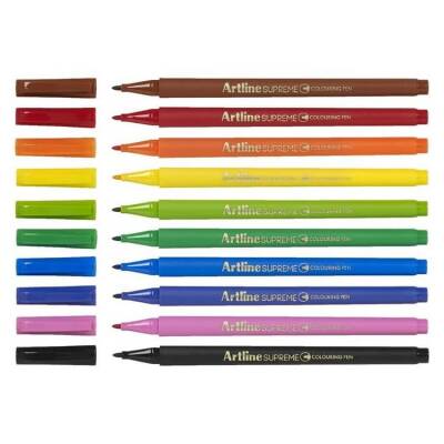 Artline Supreme Coloring Keçeli Kalem Seti 10 renk - 1