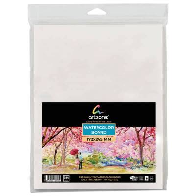 Artzone Watercolor Board 172x245 mm 280 gsm - 1