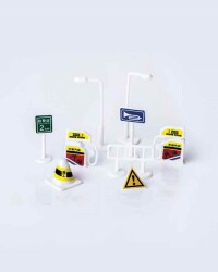 Benzin İstasyonu Levhaları 1/50 9 Adet - Eshel