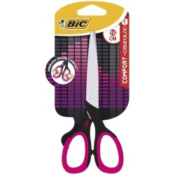 Bic Comfort Yumuşak Tutaçlı Makas 16 cm Pembe - 1