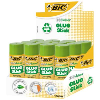 Bic Eco Solventsiz Stick Yapıştırıcı 36 gr. 12'li Kutu - 1