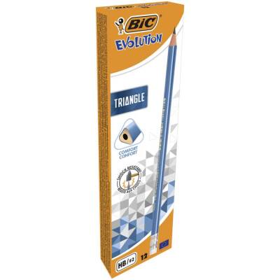 Bic Evolution Üçgen Silgili Kurşun Kalem 12'li Kutu - 1