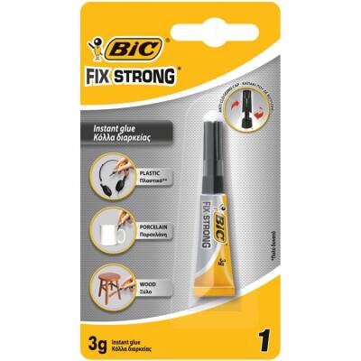 Bic Fix Strong Süper Güçlü Japon Yapıştırıcısı 3 gr. - 1