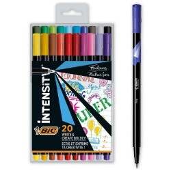 Bic Intensity Fine Liner İnce Uçlu Kalem 20 Renk Set - 1