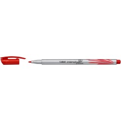 Bic Intensity Medium Liner Keçe Uçlu Kalem Kırmızı - 1