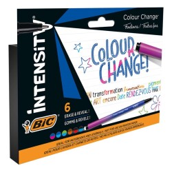 Bic Intensity Renk Değiştiren Keçe Uçlu Kalem 6 Renk - 1