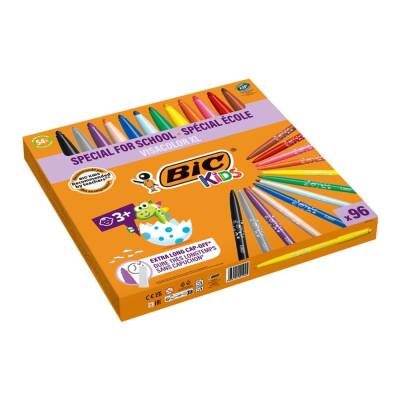 Bic Kids Visacolor XL Keçeli Boya Kalemi 96'lı Sınıf Seti - 1