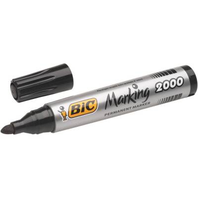 Bic Marking 2000 Permanent Marker Yuvarlak Uç Siyah - 1