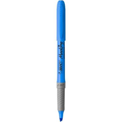 Bic Marking Highlighter Grip Fosforlu Kalem Mavi - 1