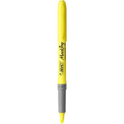 Bic Marking Highlighter Grip Fosforlu Kalem Sarı - 1