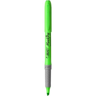Bic Marking Highlighter Grip Fosforlu Kalem Yeşil - 1
