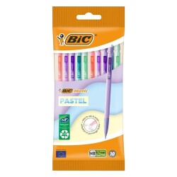 Bic Matic Pastel Renkler 0.7 mm Versatil Kalem 10'lu Poşet - 1