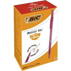 Bic Round Stic Tükenmez Kalem Kırmızı 60'lı Kutu - 1