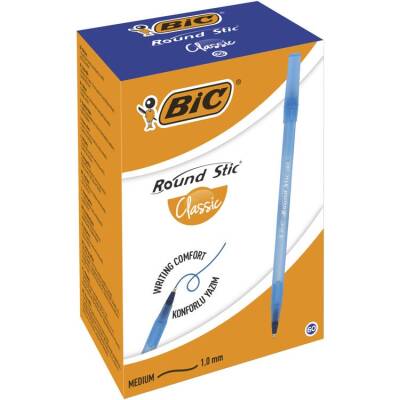 Bic Round Stic Tükenmez Kalem Mavi 60'lı Kutu - 1