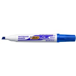 Bic Velleda 1751 Kesik Uç Beyaz Tahta Kalemi Mavi - 1