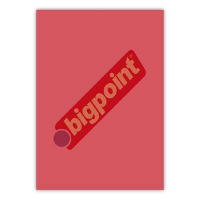 Bigpoint A4 Cilt Kapağı 150 Mikron Şeffaf Kırmızı 100'lü Paket - 1
