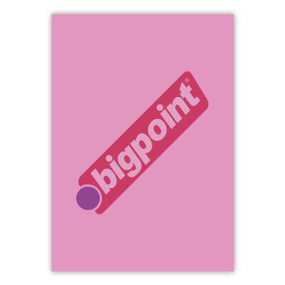 Bigpoint A4 Cilt Kapağı 150 Mikron Şeffaf Pembe 100'lü Paket - 1