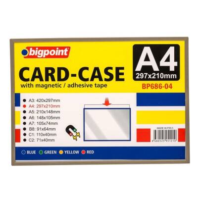 Bigpoint A4 Mıknatıslı(Magnetic) Afiş Muhafaza Kabı - 1