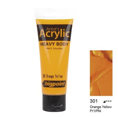 Bigpoint Akrilik Boya 75 ml Orange Yellow 301 - 1