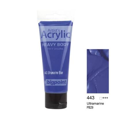 Bigpoint Akrilik Boya 75 ml Ultramarine Blue 443 - 1