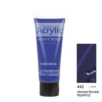 Bigpoint Akrilik Boya 75 ml Ultramarine Blue Deep 442 - 1