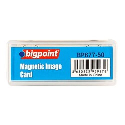Bigpoint Akrilik Mıknatıslı İsimlik Şeffaf - 1