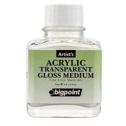 Bigpoint Akrilik Şeffaf Parlak Medyum 75 ml. (Acrylic Transparent Gloss Medium) - 1