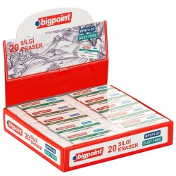 Bigpoint Dust-Free Silgi Beyaz - Büyük Boy 20'li Kutu - 1