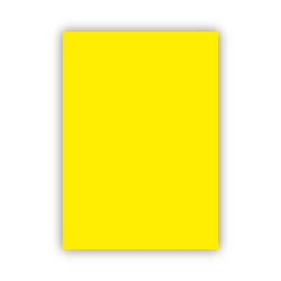 Bigpoint Fon Kartonu 50x70cm 160 Gram Limon Sarısı 100'lü Paket - 1