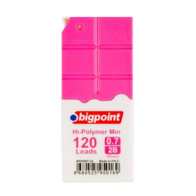 Bigpoint Kalem Ucu 0.7mm 2B 120'li Tüp Pembe - 1