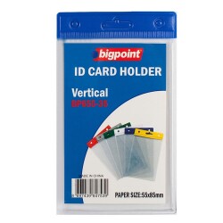 Bigpoint Kart Poşeti Dikey Mavi 55x85mm - 1