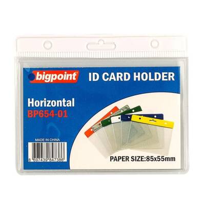 Bigpoint Kart Poşeti Yatay Beyaz 85x55mm - 1