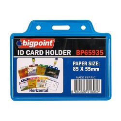 Bigpoint Kart Poşeti Yatay Mavi 85x55mm - 1