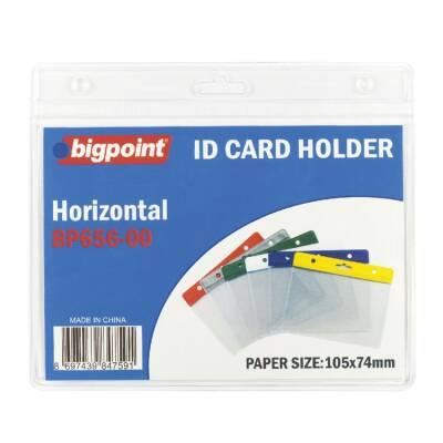 Bigpoint Kart Poşeti Yatay Şeffaf 105x74mm - 1